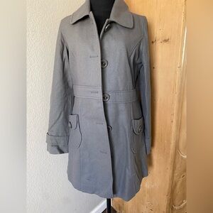 Tulle Women's Charcoal Trench Coat